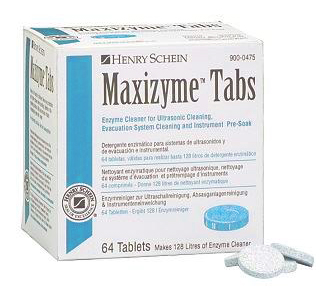 Maxizyme Tabs - Ultrasonic Cleaning Tablets - Click Image to Close